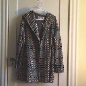 Anthropologie Sweater Coat w/ hood & pockets NWT!!
